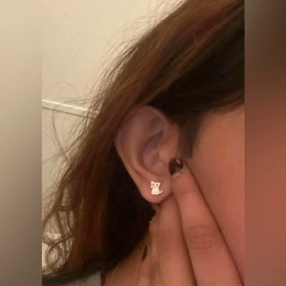 🦴🐱Cat & Fish Bone  Earrings NWT - Picture 5 of 10